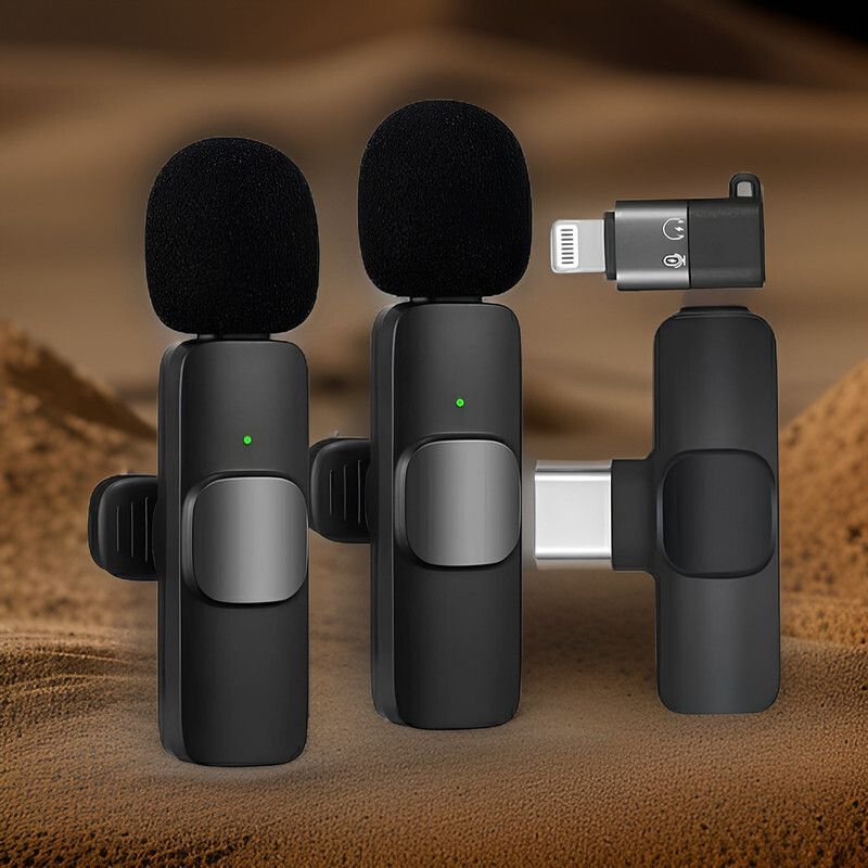 B41_K8 Wireless Mic & Charging Case: Perfect for YouTube Microphone-image-29