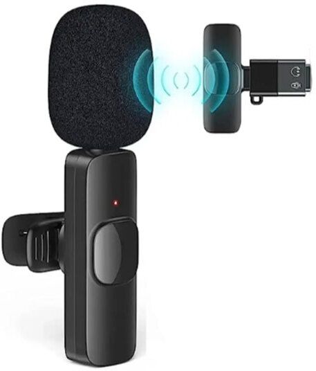rentoor Wireless Collar Microphone YouTube,Recording,Vlogging for Smartphones Microphone-picture-19