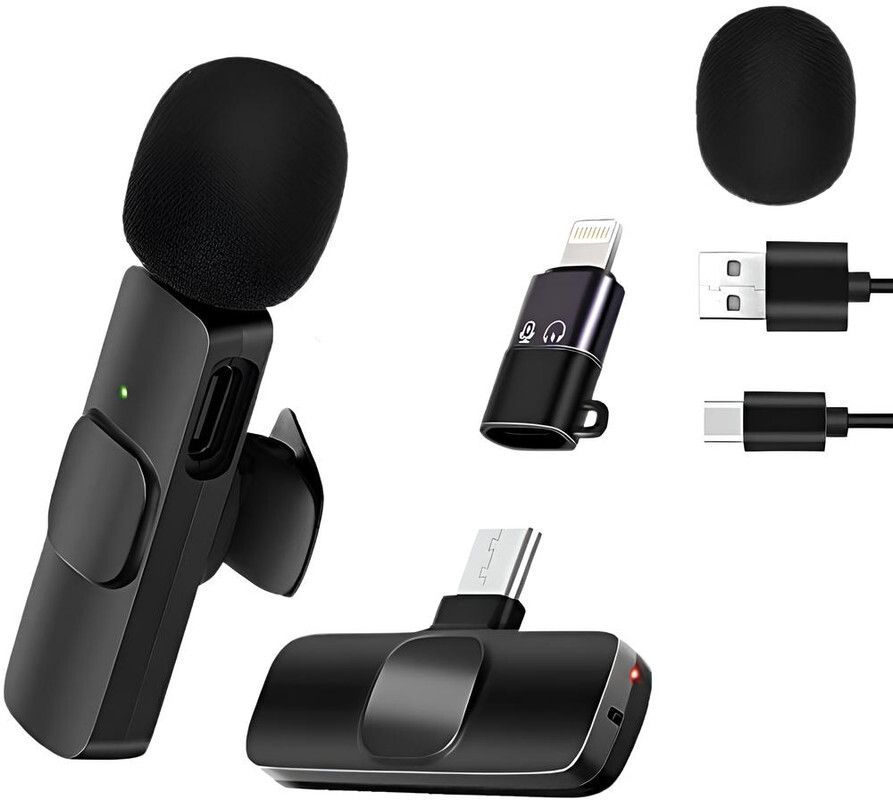 B13_K8 Wireless Mic & Charging Case: Perfect for YouTube Microphone-image-30