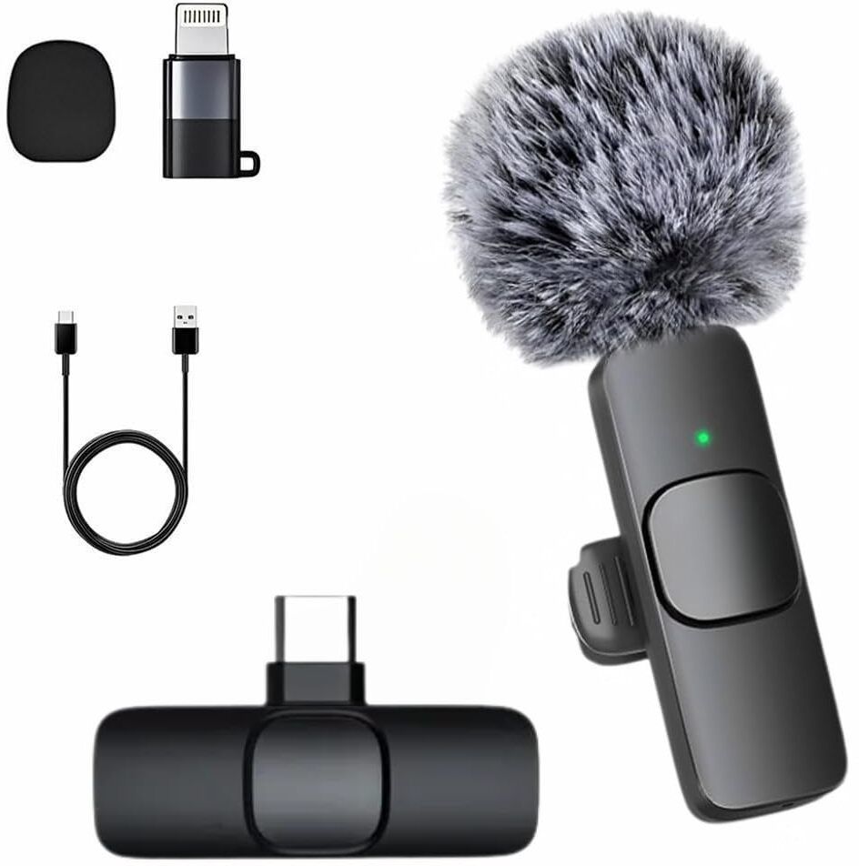 gentle e kart K8 Furry Quick Plug And Use For YouTube Recording Video, Collar Mic For Vloging Microphone-picture-37