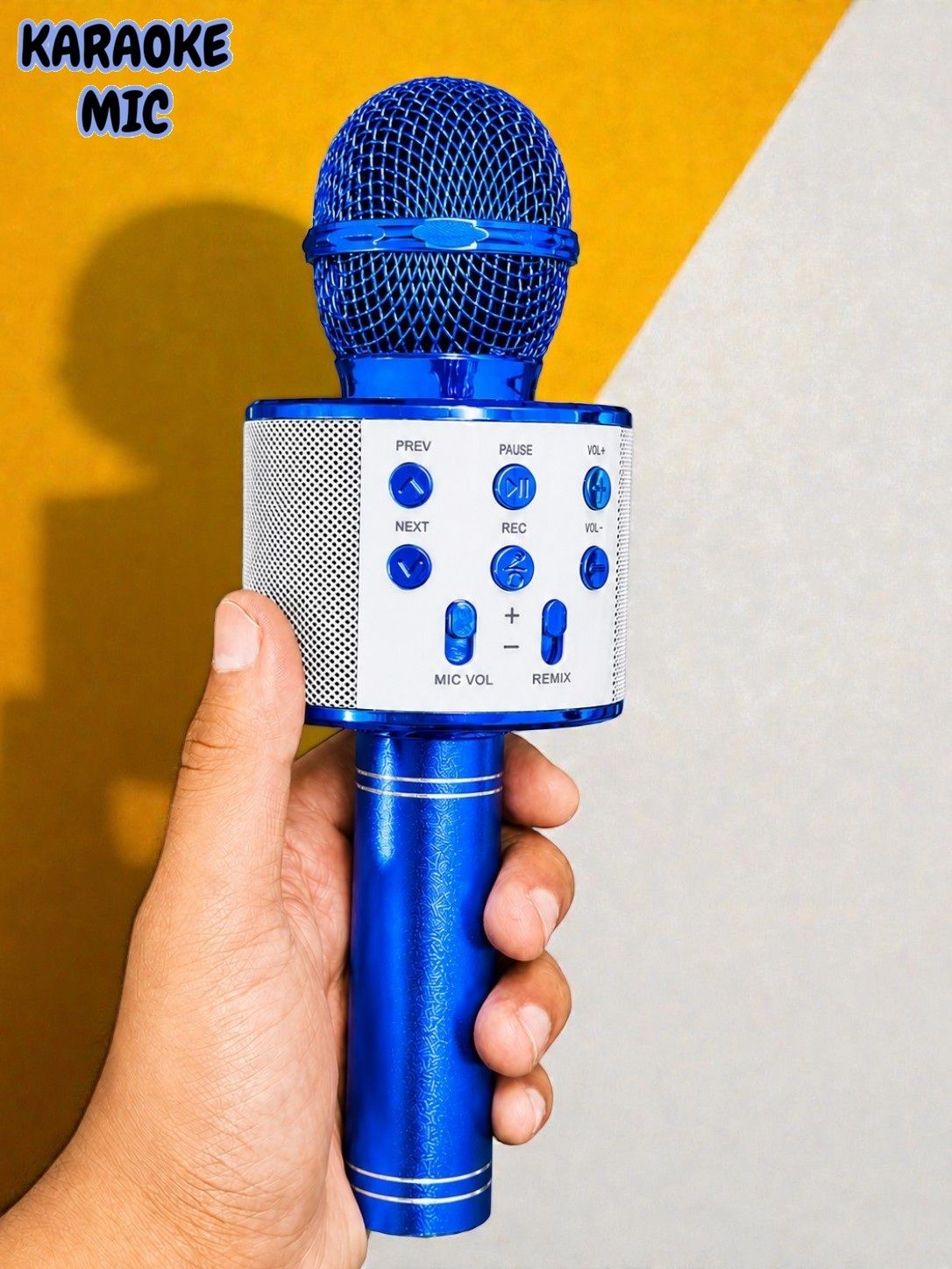 3baan X359 Wireless Karaoke Mic Bluetooth Speaker for Music and Singing Fun Microphone-picture-34