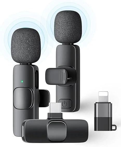 AWD K9 Wireless Microphone for Type-C Android & iPhones Camera Microphone-image-30