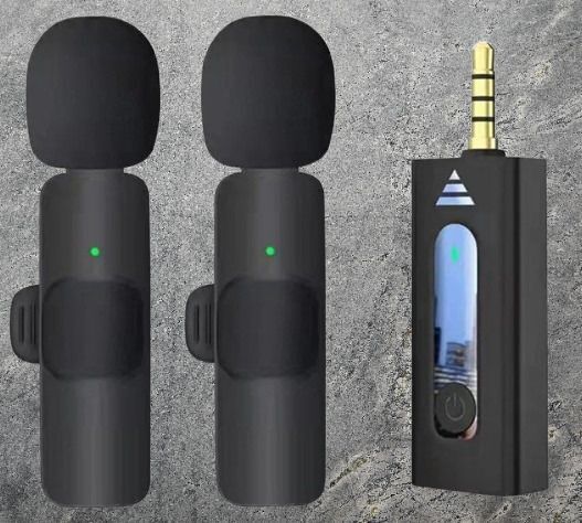 RV Enterprises K35 Collar Microphone 2.4G Wireless Omnidirectional Lavalier Mic Plug & Play Camera Microphone-picture-17