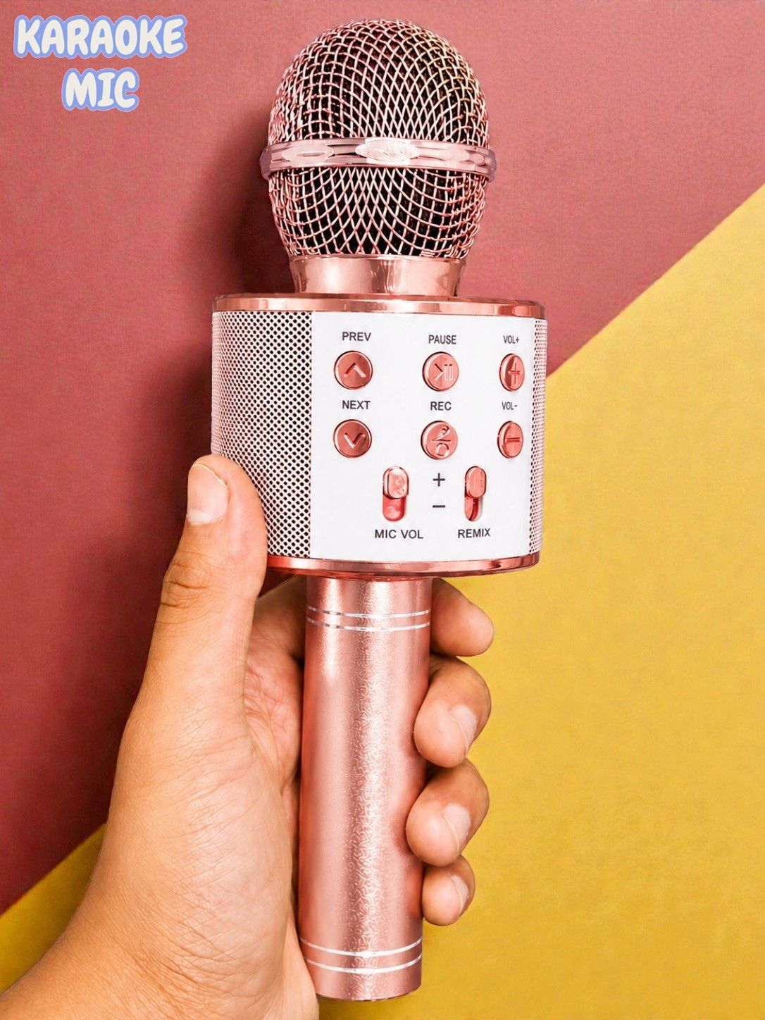 3baan X115 Wireless Singing Microphone Bluetooth Speaker for Home Party Fun Microphone-picture-33