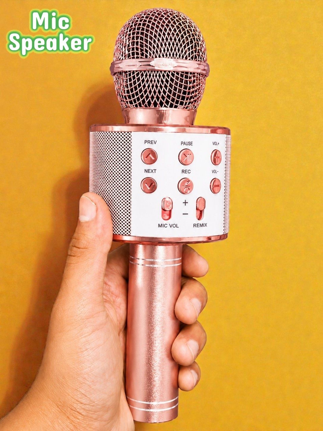 nilesawar X42 Rechargeable Karaoke Microphone – High-Quality Sound Performance Microphone-picture-11