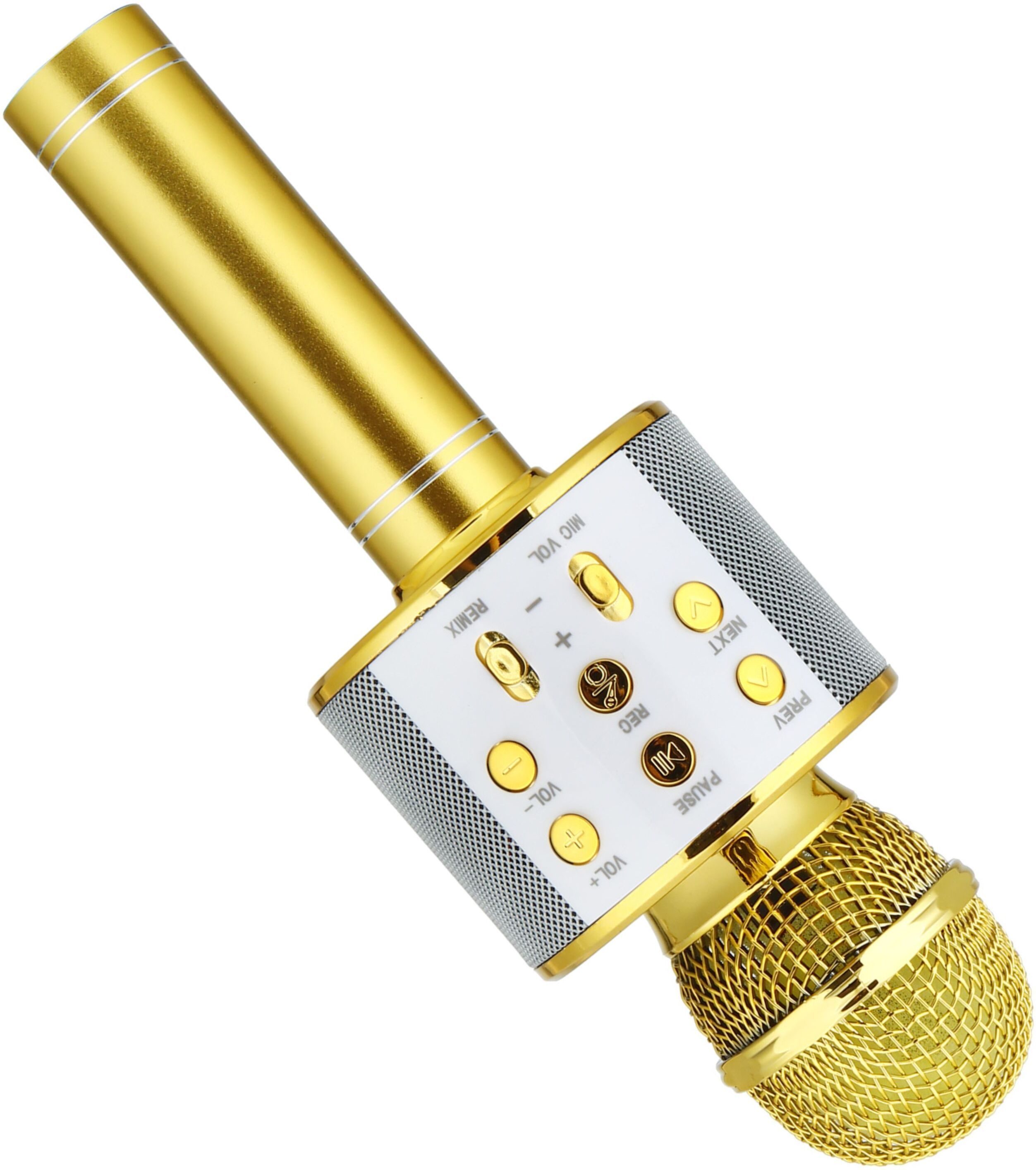 mz MIC12-PORTABLE KARAOKE MIC WITH SPEAKER-FM Radio Voice Changer Rechargeable Microphone-picture-18