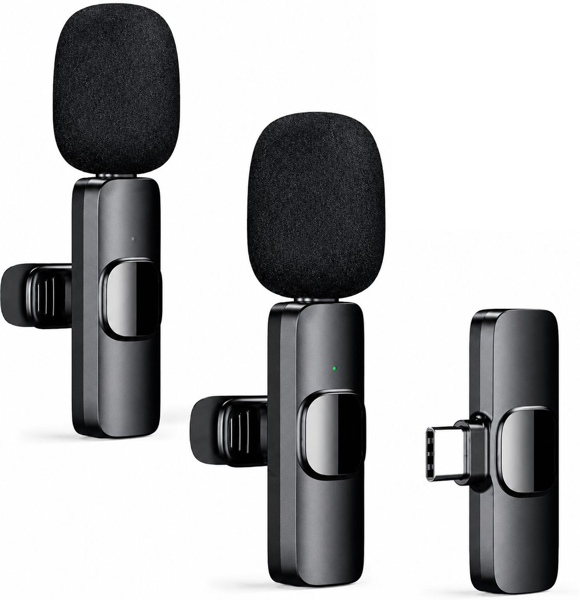 K9 Wireless Dual Microphone for Android, Plug & Play Clip-On Mic Microphone-image-32