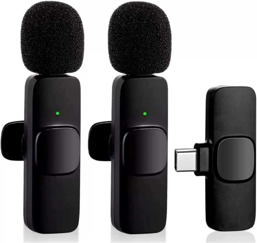 K9 Wireless Mic for Type C Mobiles for Youtube Dual User Wireless Collar Microphone-image-44