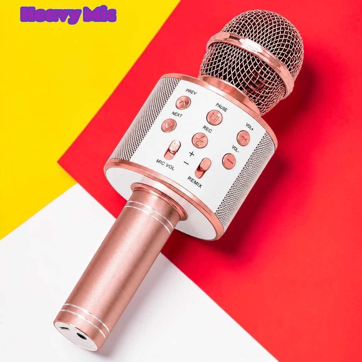 3baan X486 Portable Karaoke Microphone Bluetooth Speaker for Singing, Party & Gifts Microphone-picture-0