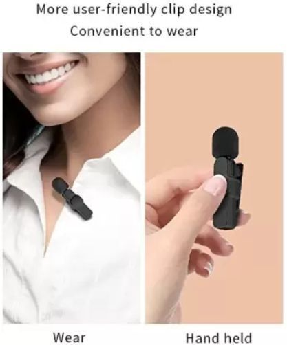 K8 Omnidirectional Lapel Plug and Play Type C Collar Mic Recording Vlog B431 Microphone-image-46