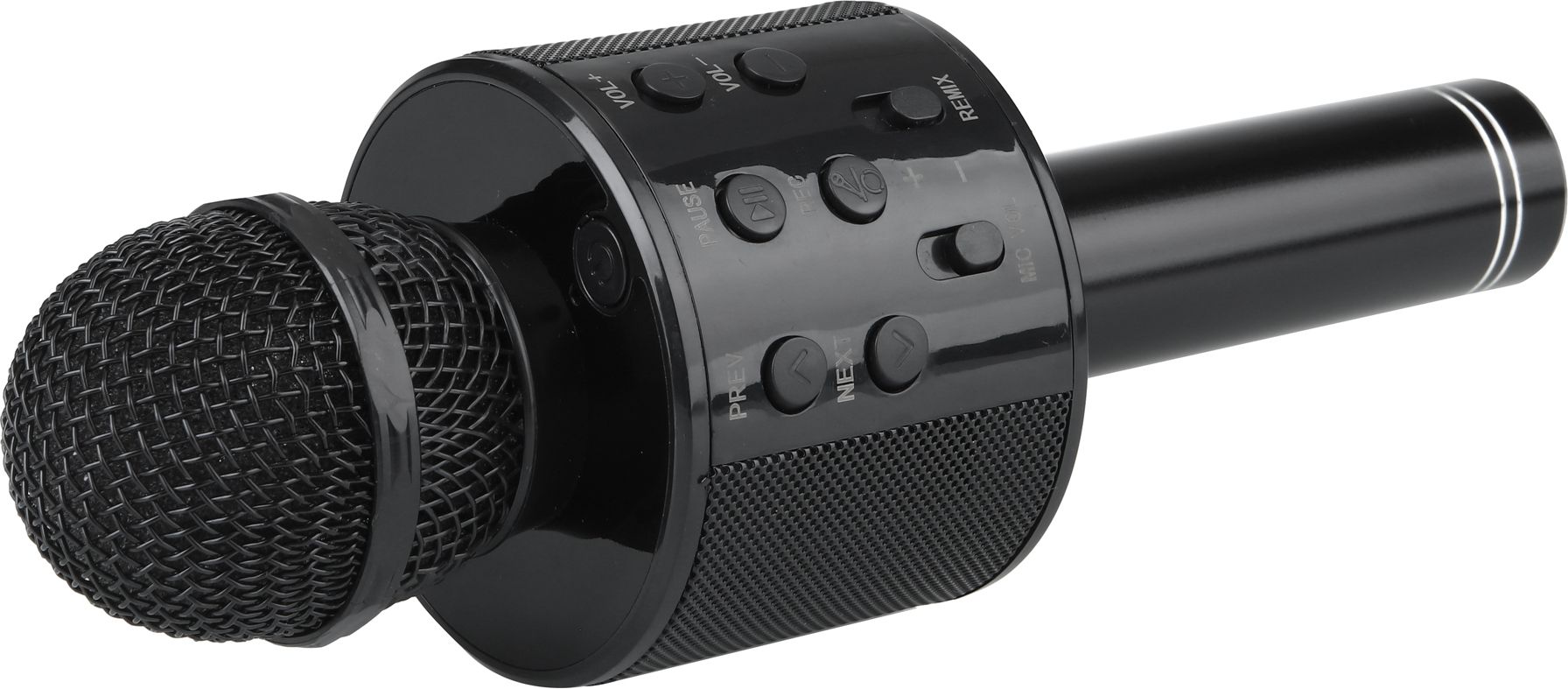mz MIC12-RECHARGEABLE KARAOKE MIC WITH SPEAKER-FM Radio Voice Changer Rechargeable Microphone-picture-10