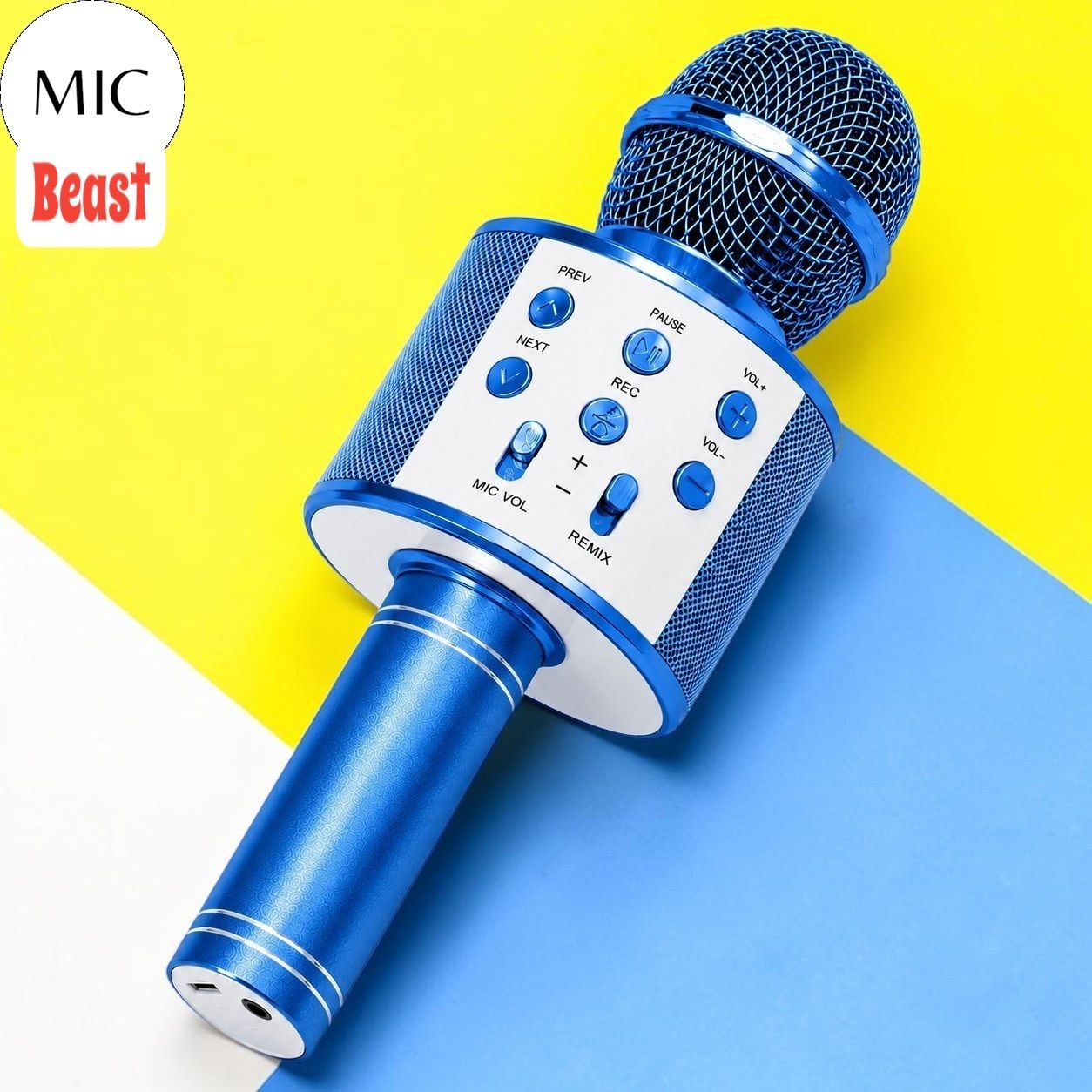 sagaft X237 Wireless Karaoke Mic with Powerful Speaker and Voice Changing Effects Microphone-picture-46