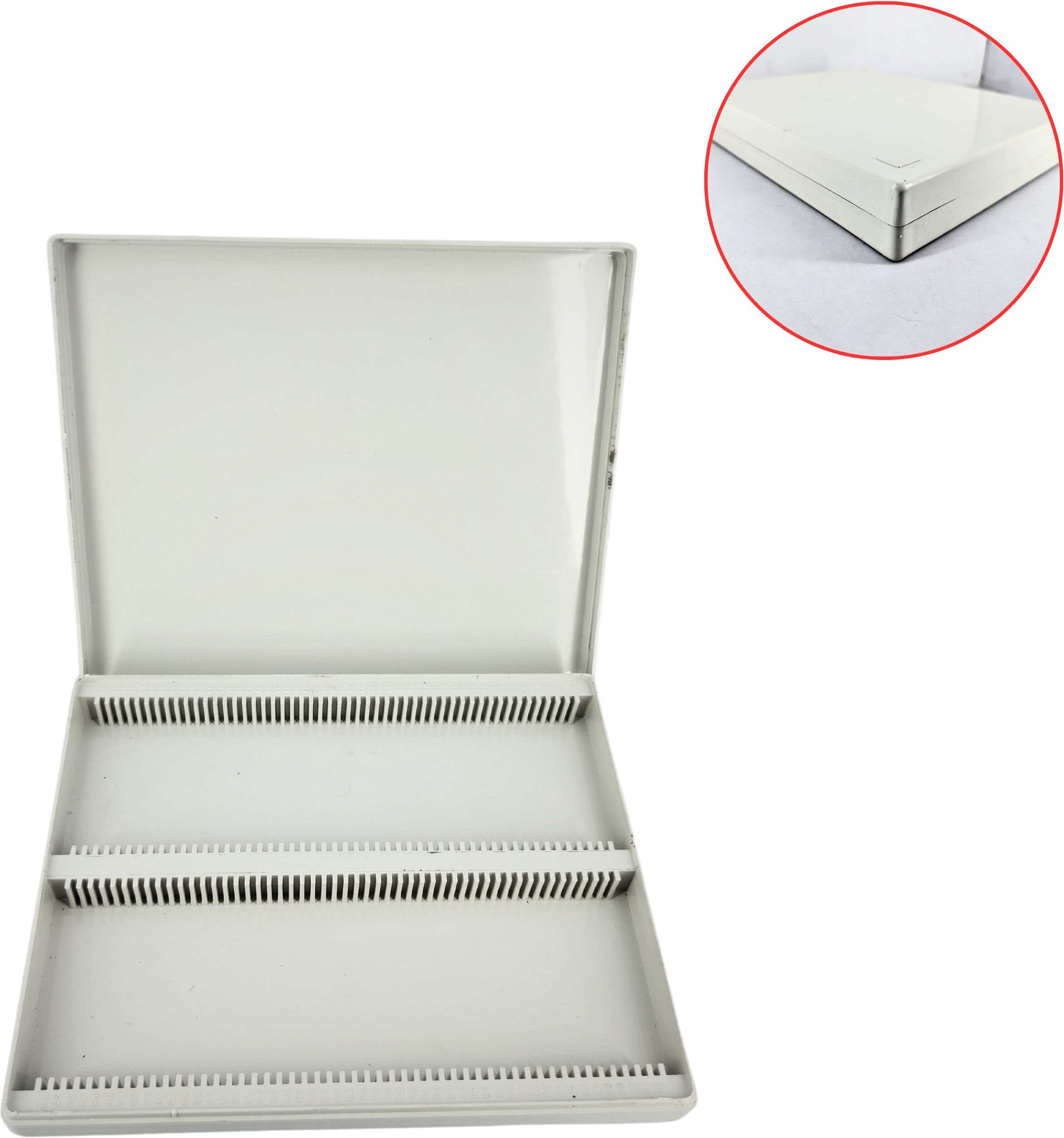 Unique Design Product Scientific and Laboratory Slide Storage Box 100 capacity Microscope Slide Box-image-26