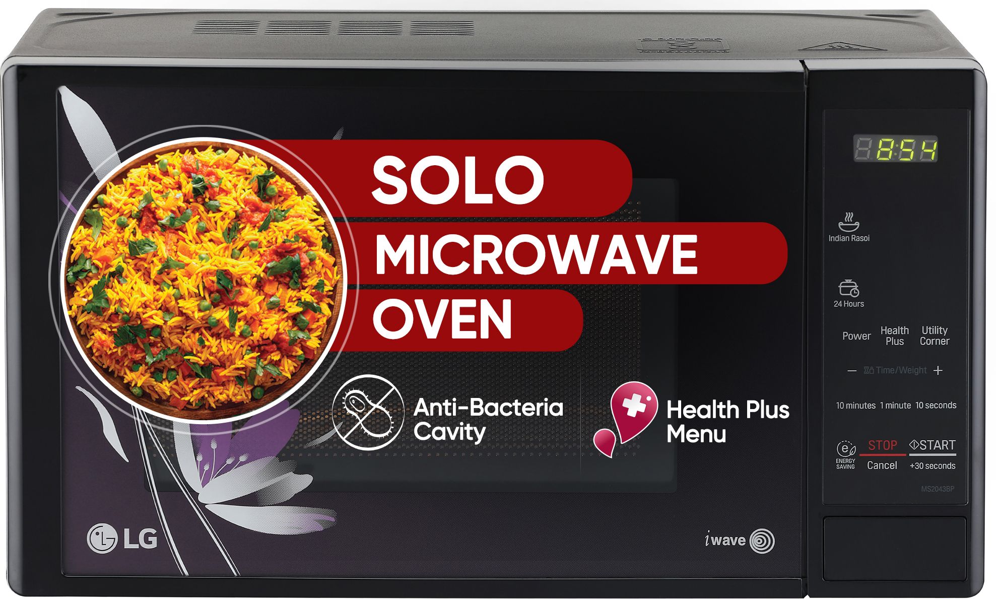 20 L with i-wave Technology, Health plus, Indian cuisine Solo Microwave Oven