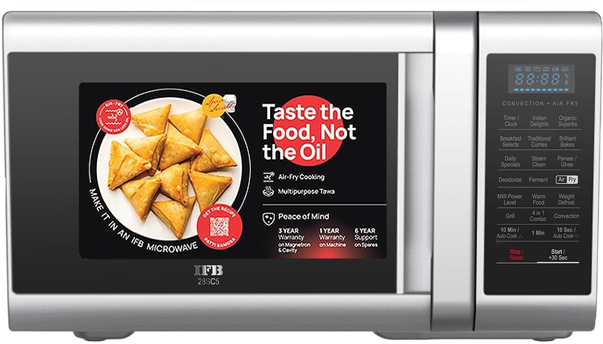 28 L Air Fry, Homemade Paneer in just 9 mins, Paneer/Ghee Mode, 300 Auto Cook Menus , Auto Defrost, Steam Clean, 10 Power Levels, Multi-Stage Cooking Convection & Grill Microwave Oven-image-27