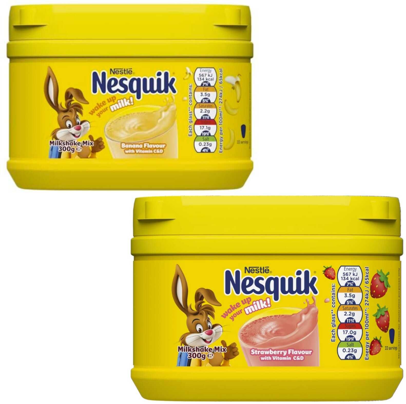 Strawberry & Banana Flavour Milkshake Mix, Variety Pack-image-25