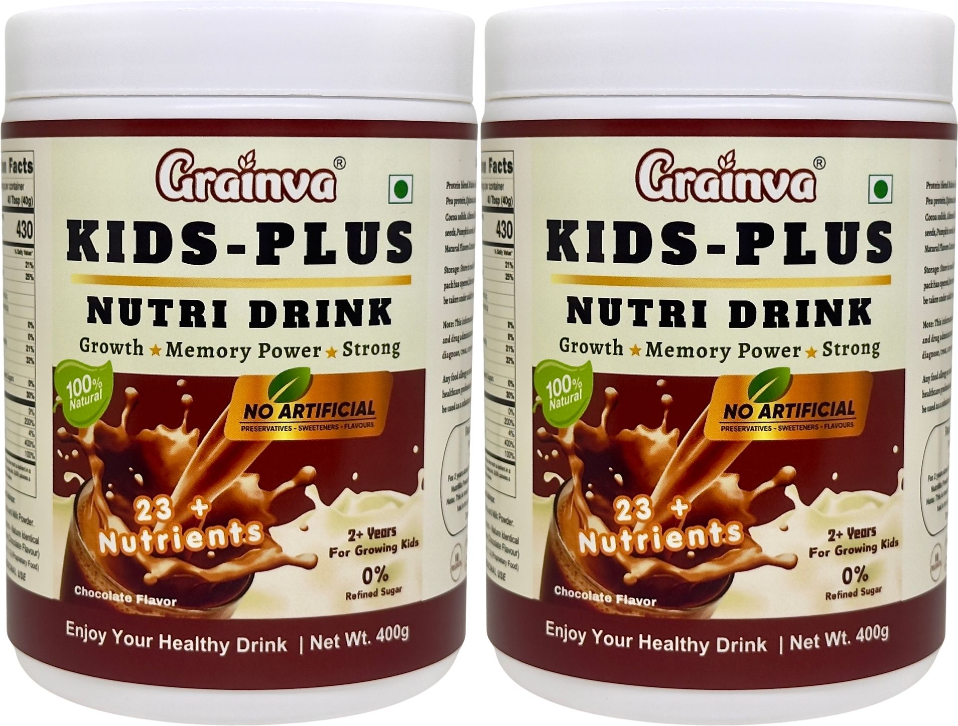 grainva Kids Plus Nutrition Powder for Weight Gainer,Brain Booster,Protein Health Drink-picture-40