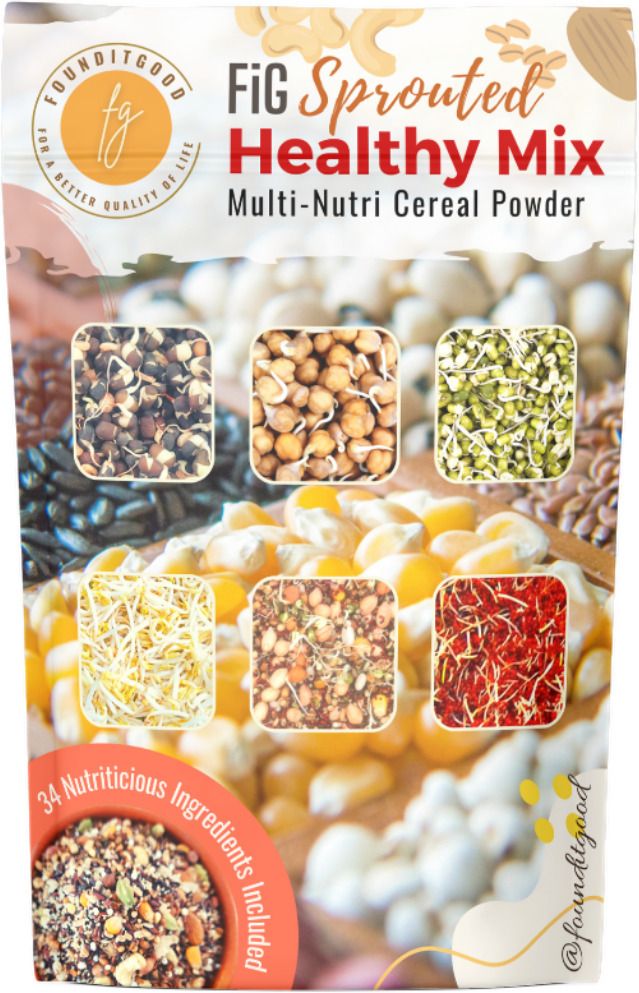 founditgood Sprouted Healthy Mix -Multi-Nutri Cereal Powder with 34 Nutritious Ingredients-picture-37
