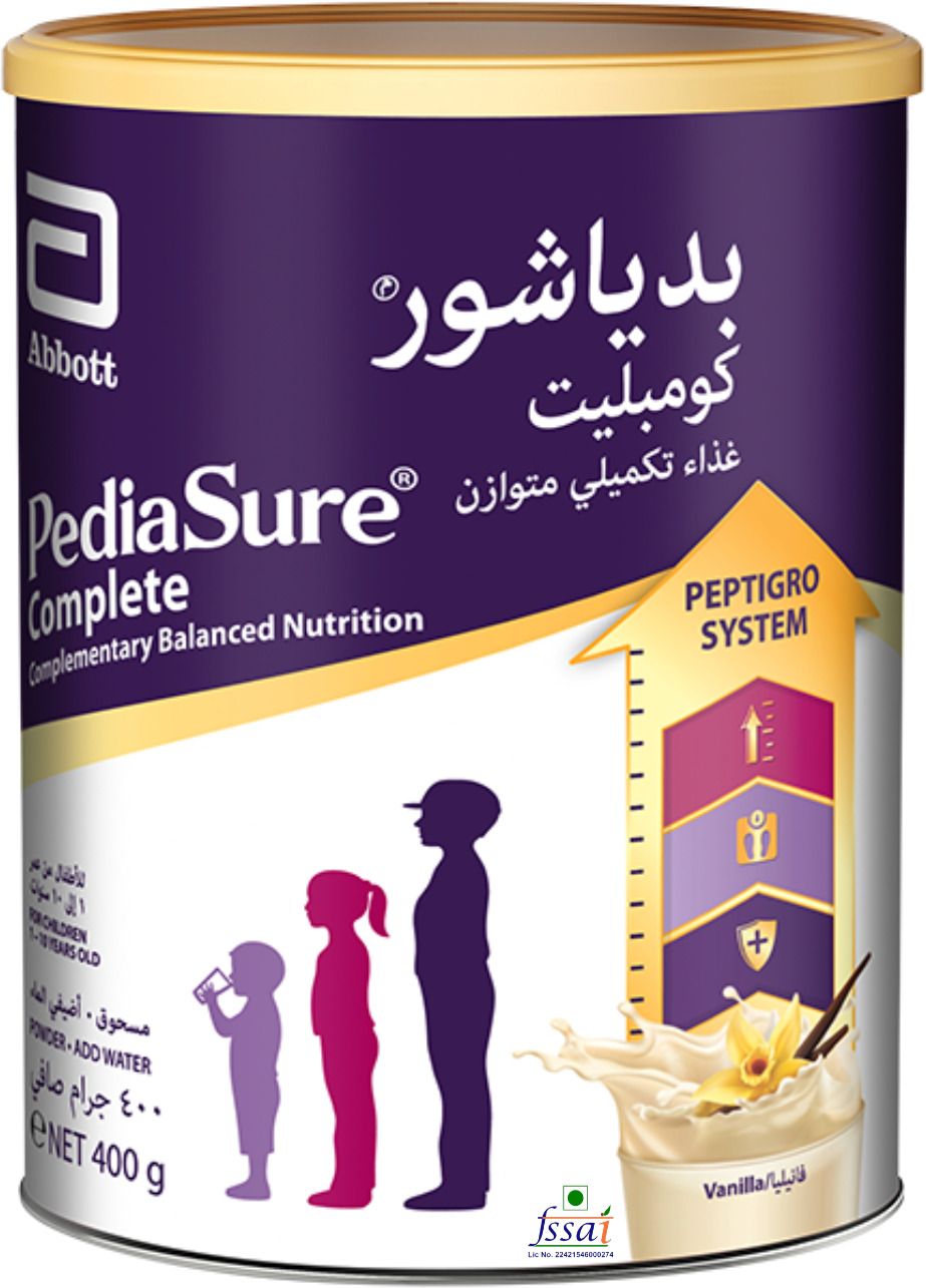 pediasure Complete Peptigro System Vanilla, UAE-made Nutrition Drink (1-10 Yrs) (Imported)-picture-44