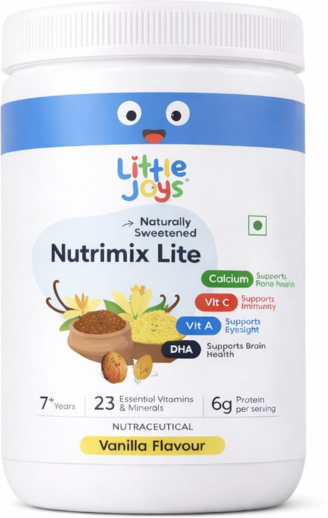 little joys Nutrimix Lite for Kids 7-12 Years | Vanilla Flavor |Better Immunity & Strength-picture-38