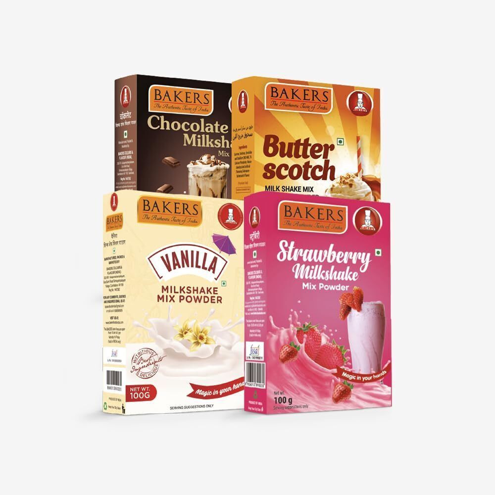 Milk Shake Mix | Chocolate | Vanilla| Butterscotch| Strawberry Flavour-image-48