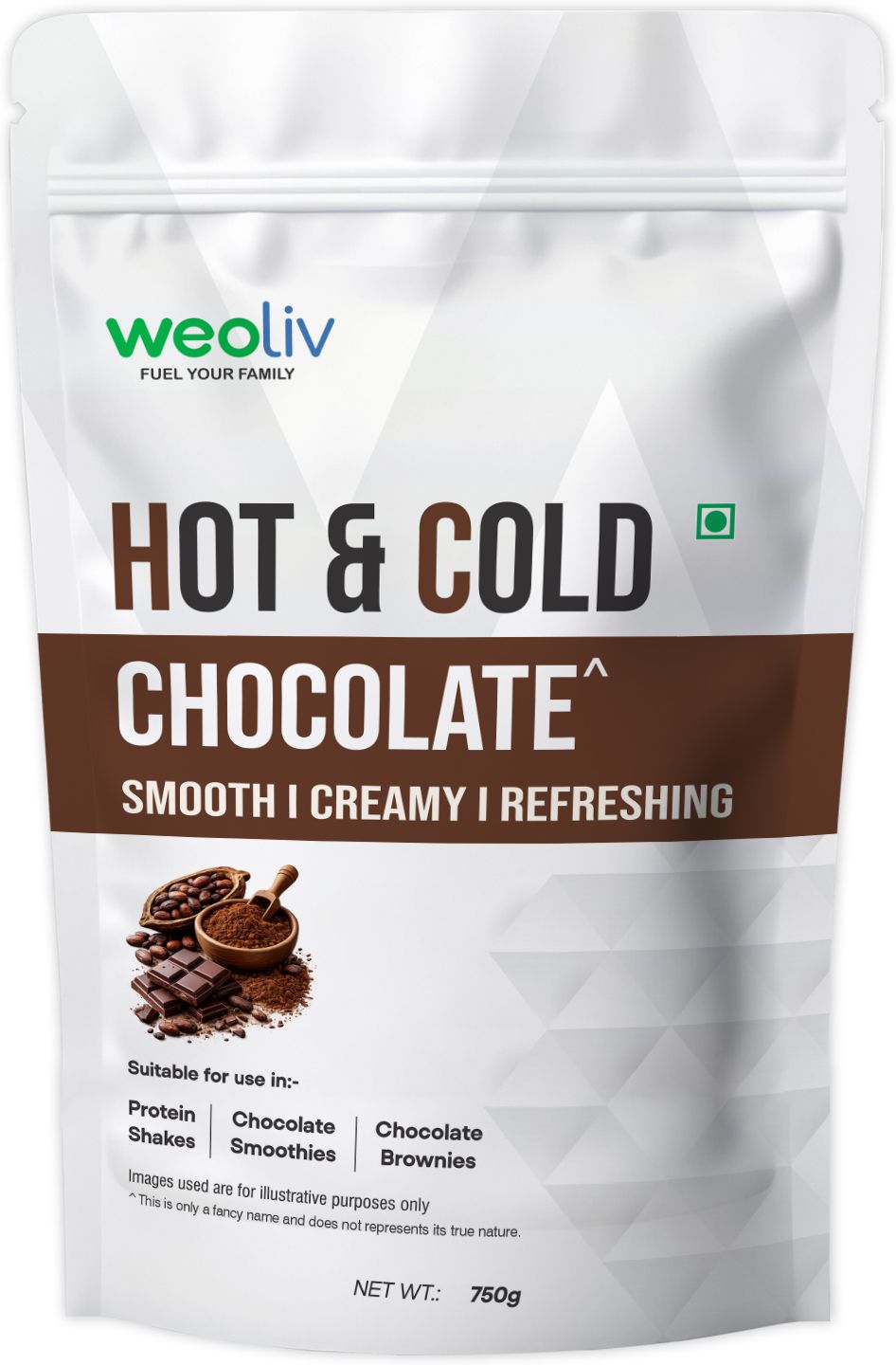 Hot & Cold Chocolate Instant Drink Mix for Cold Shakes & Desserts-image-34