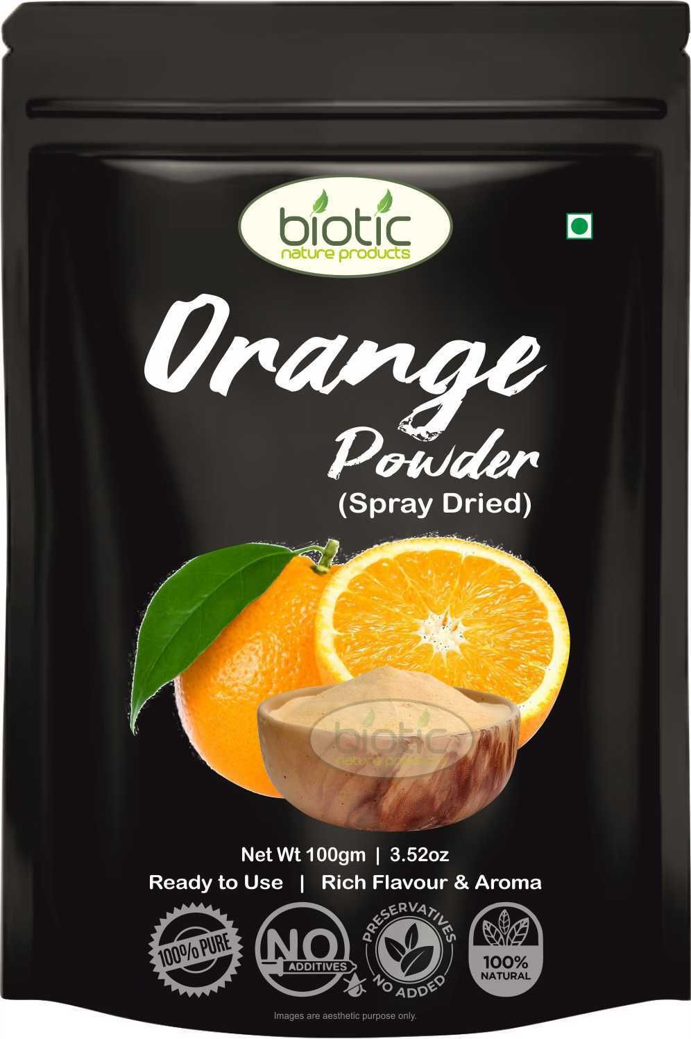 Spray Dried Orange Powder for Drink Juice Smoothies - Orange Fruit Powder Skin-image-5
