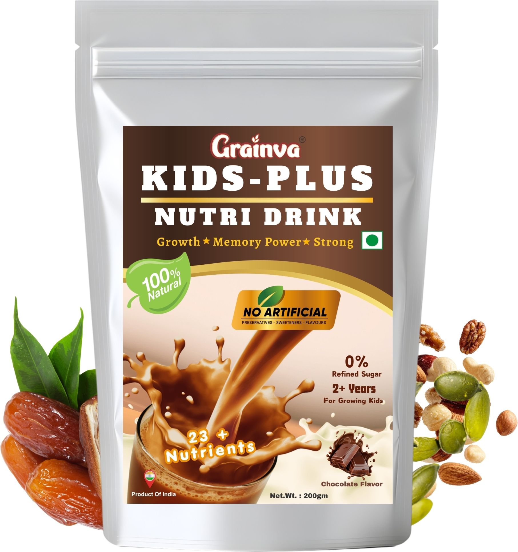 Kids Protein Powder Chocolate | Nutrition Drink for Kids | Healthy Weight Gain-image-35