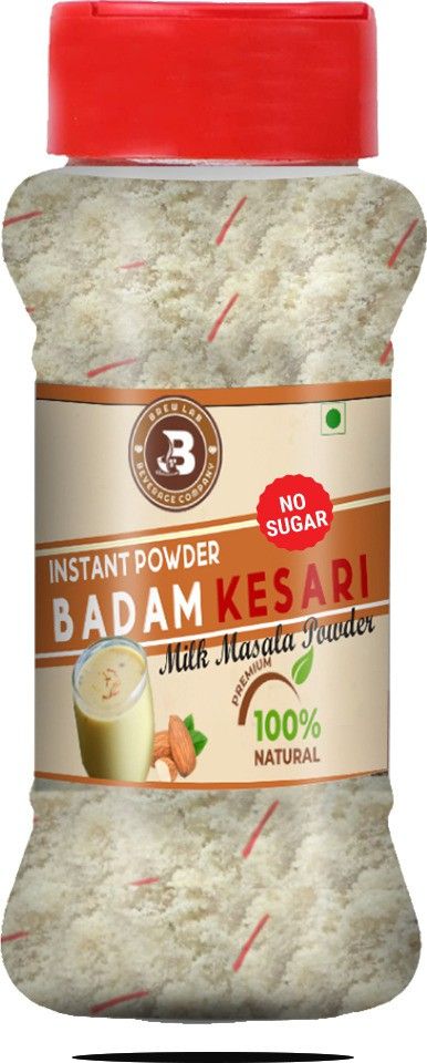 Instant Badam Kesari Milk Masala Powder | Real Badam , Pista & Kesar Flavour-image-36