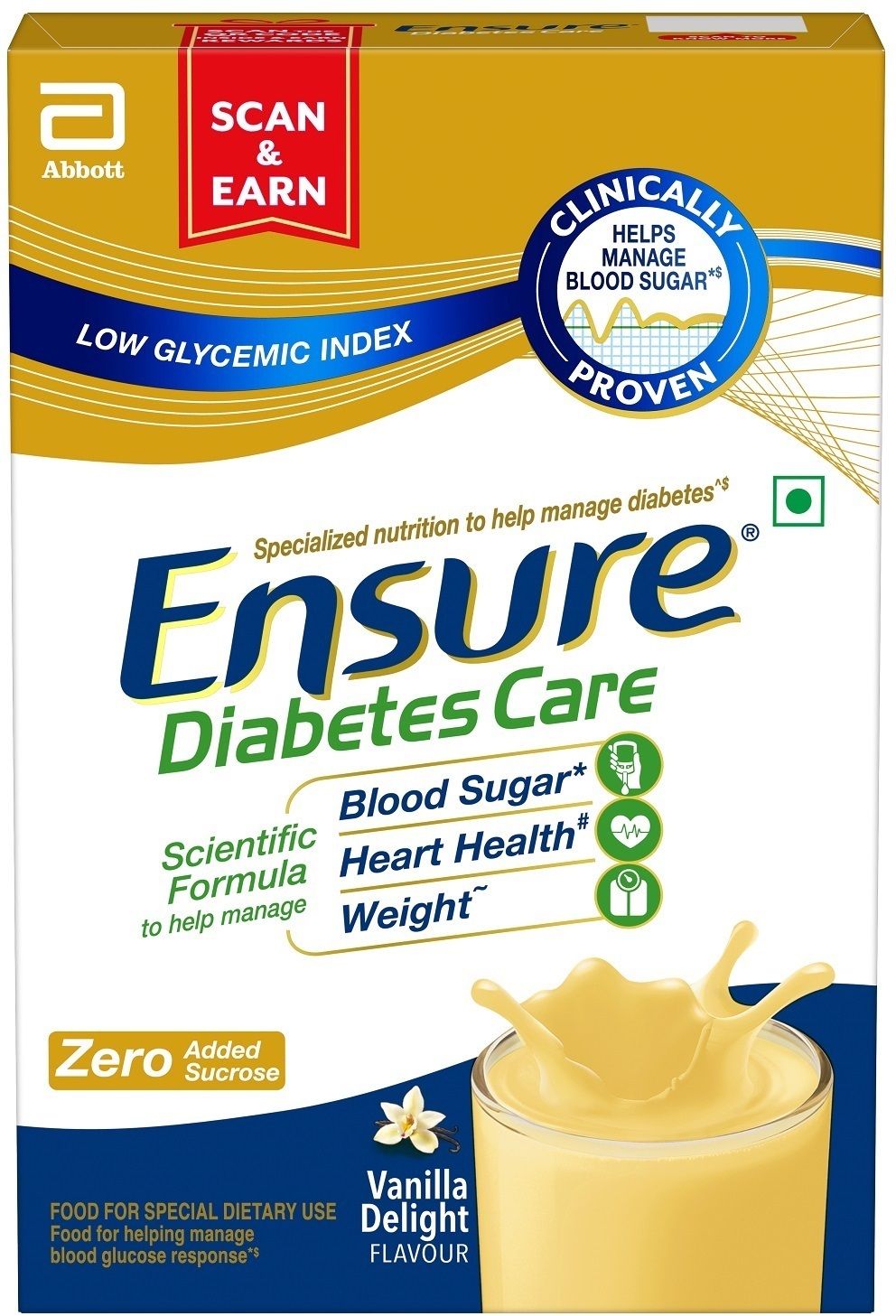 Diabetes Care Specialized Nutritional Drink Vanilla