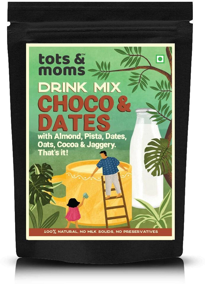 Tots & Moms Choco Dates with Jaggery Drink Mix-image-8