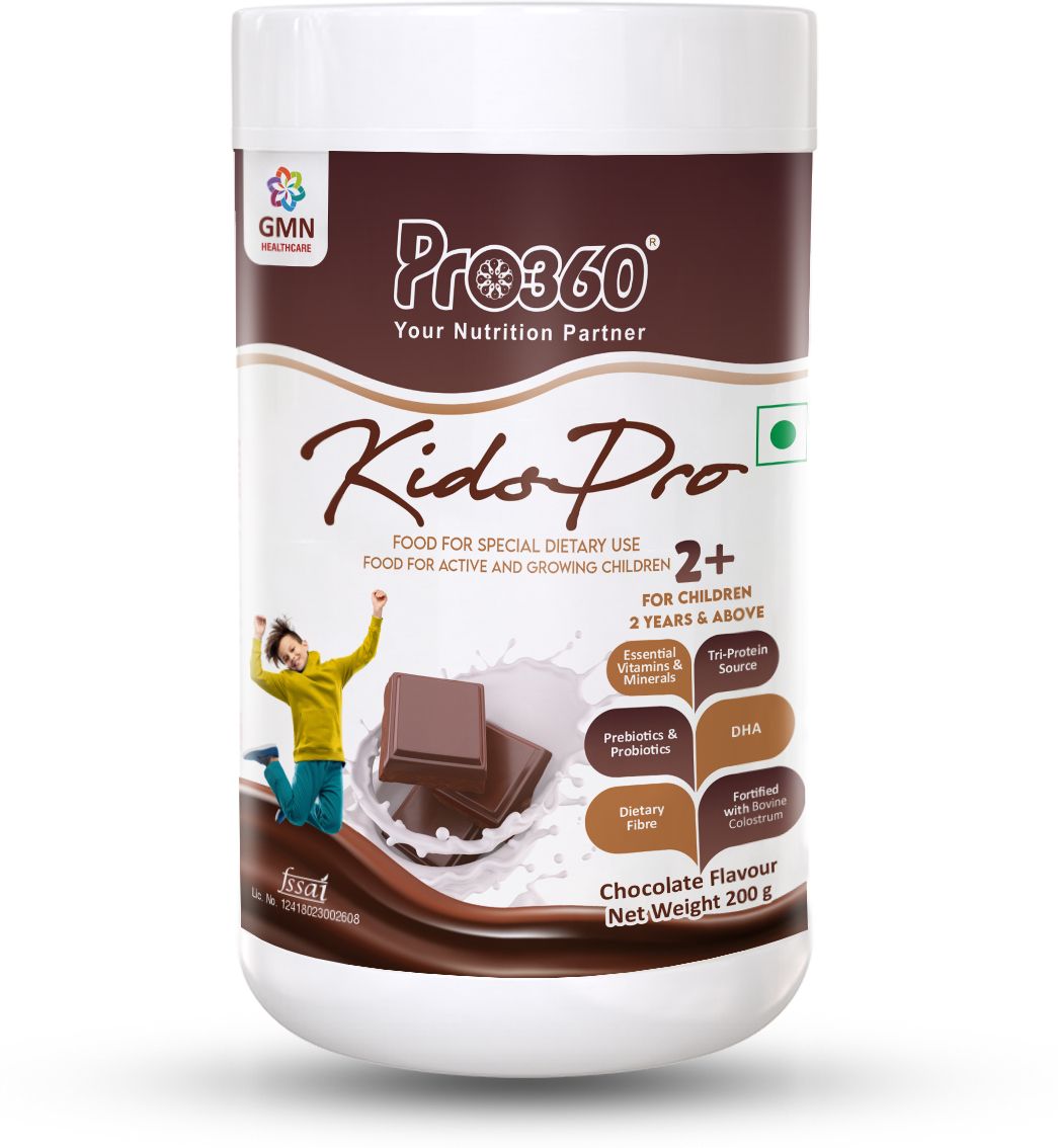 pro360 Kids Nutritional Protein Drink for Growing Children (Age 5+ Years) - (Chocolate)-picture-32