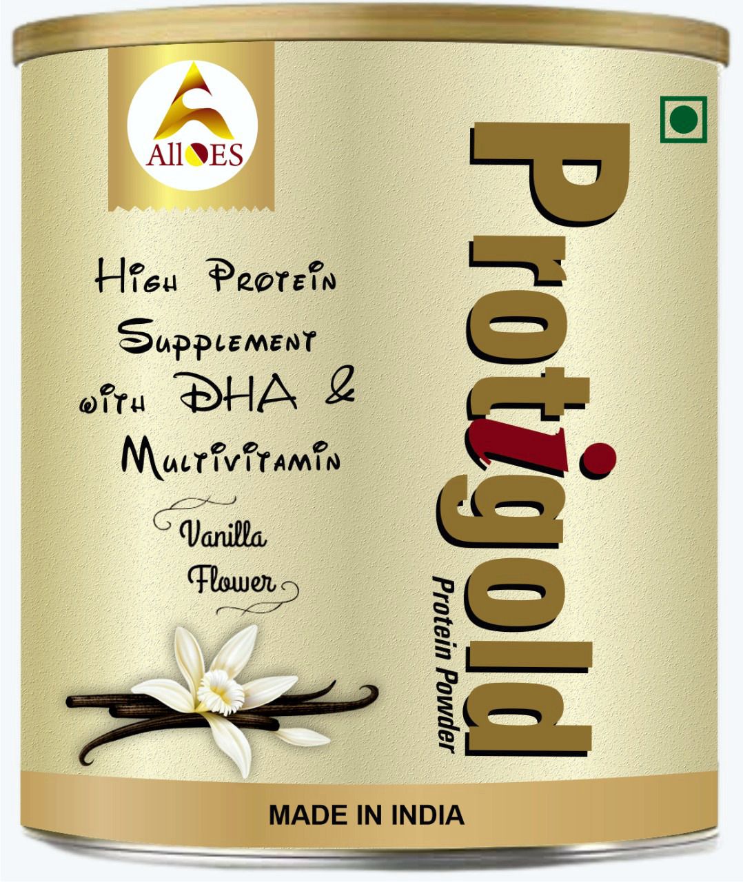 alloes pharmaceuticals Protigold Chocolate Protein Powder with DHA,Multivitamins and Protein Supplement-picture-25