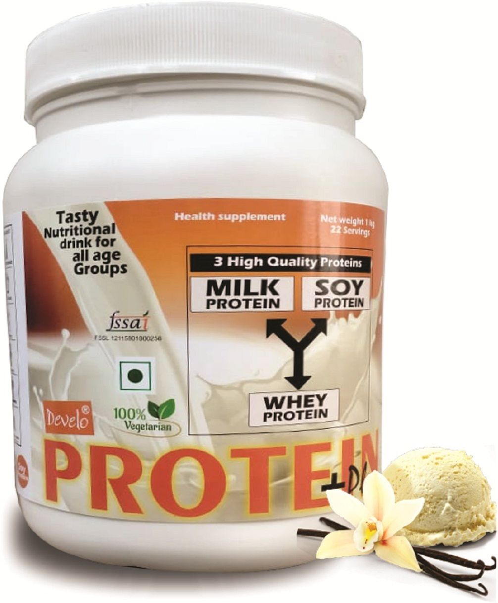 develo Health Drink for Adults, Men & Women, Protein Plus - Vanilla-picture-44