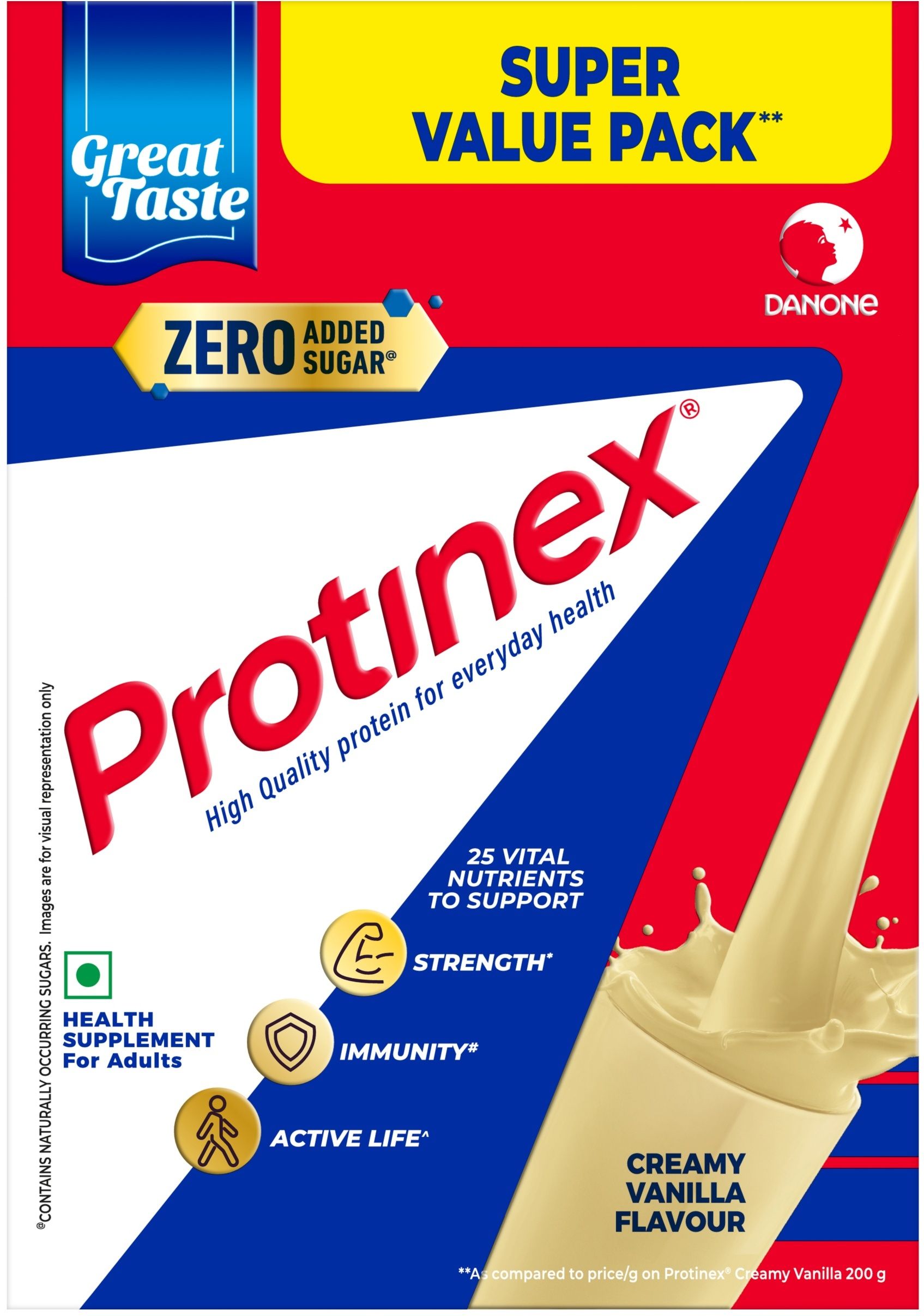 Creamy Vanilla Flavor,With 25 Vital Nutrients To Support Strength-image-11