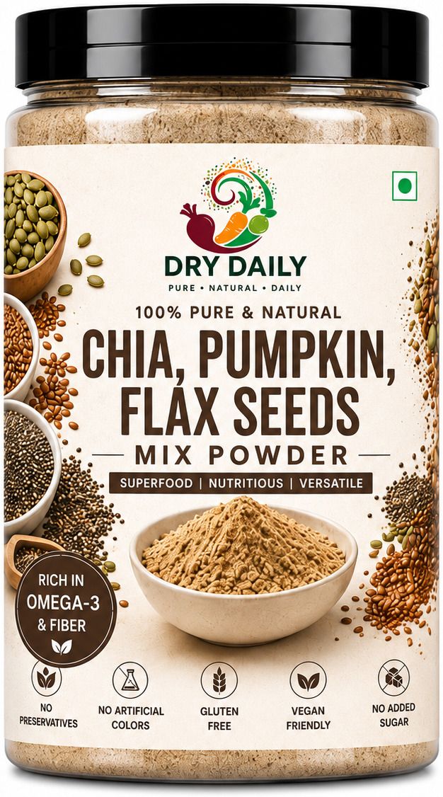 drydaily PUMPKIN , CHIA & FLAX SEED POWDER 200G-picture-18