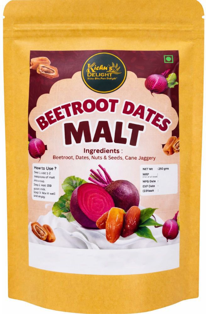 Beetroot Dates Malt 100% Natural Health Drink Mix Immunity-image-28
