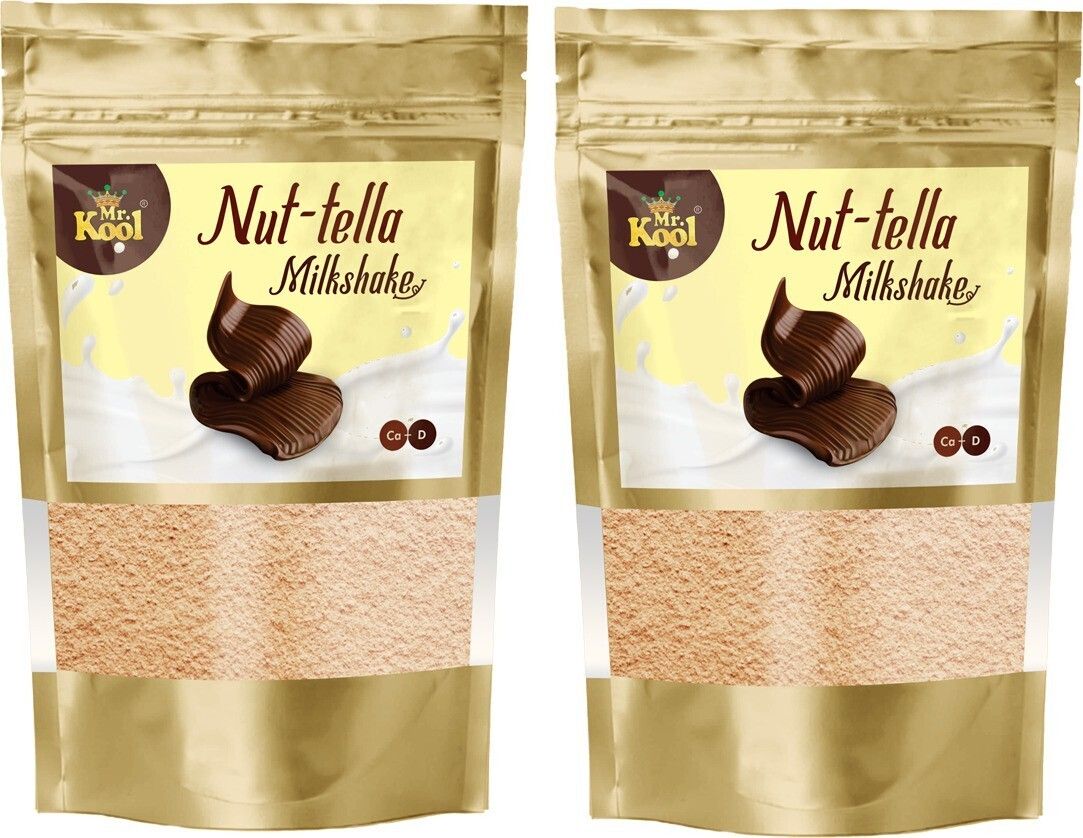 mr.kool Premium Nut-tella Milkshake Powder | Instant Milk Drink Mix Combo Pack 100g Each (Nut-tella)-picture-16