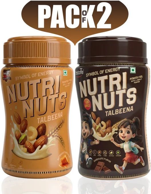 Nutri Nuts Talbeena Butterscotch & Chocolate Combo 250g Each | Health Mix-image-14