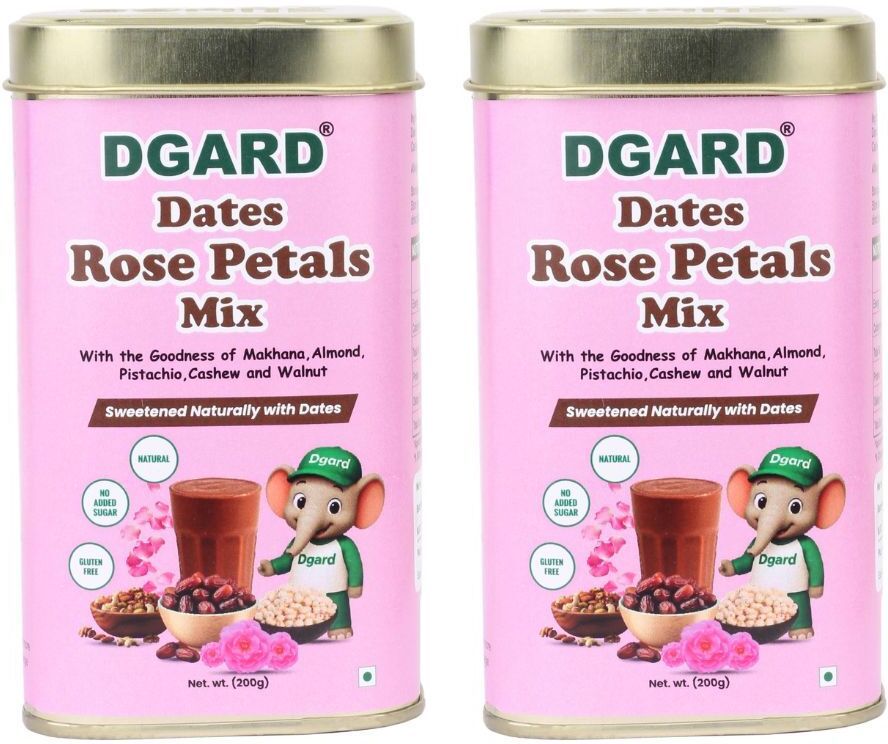 dgard Dates Rose Petals Milk Mix | Pack of 2 | 200g x 2-picture-23