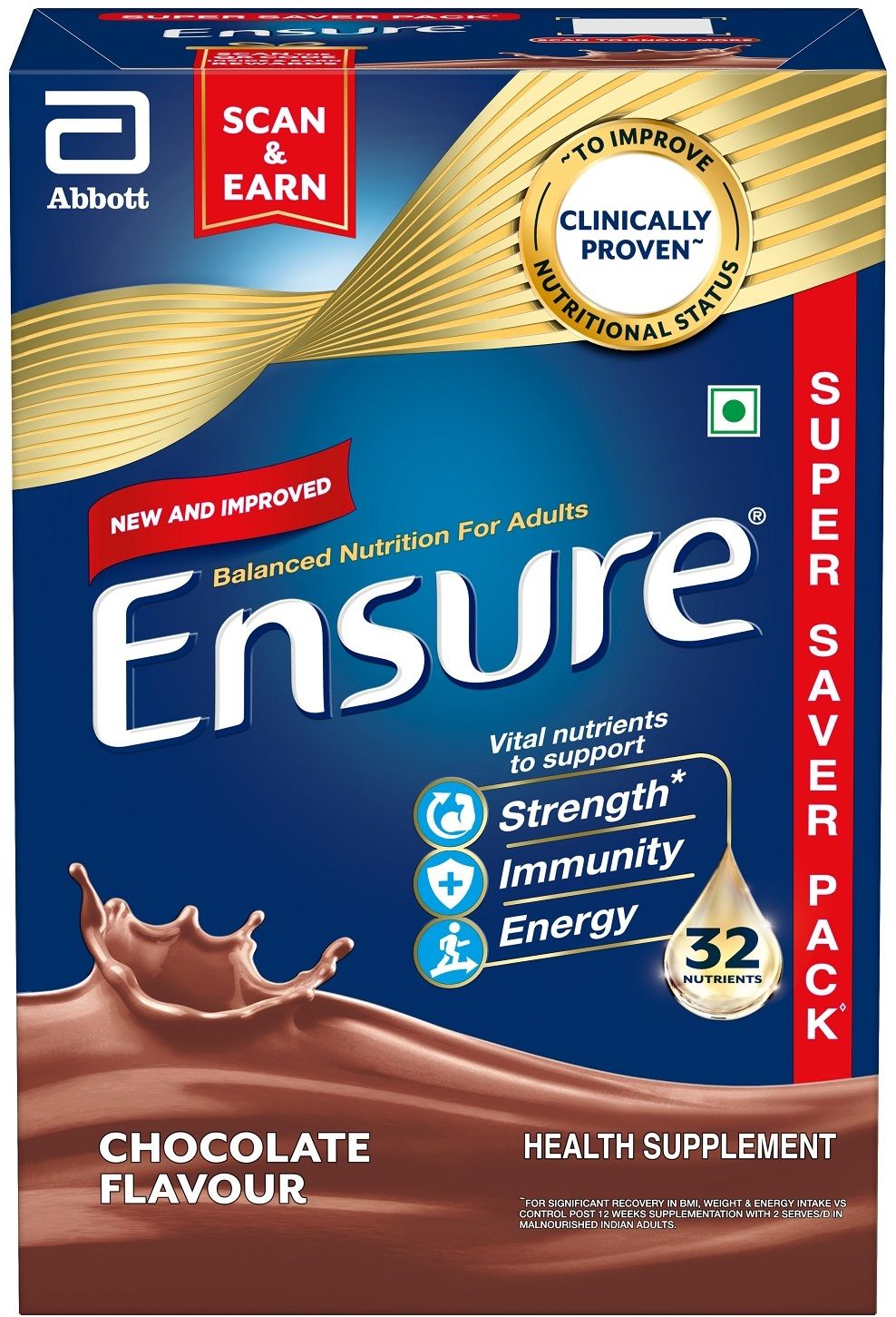 ensure Clinically Proven Nutritional Drink For Adults, Chocolate-picture-32