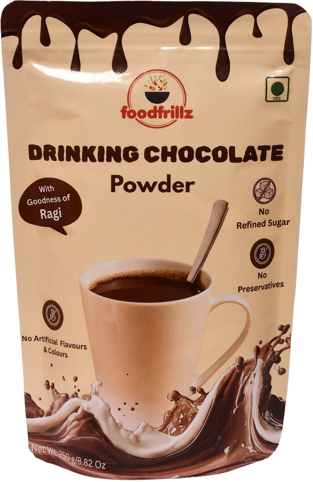 Drinking Chocolate Powder with Jaggery & Ragi | Healthy MIlk Shakes & Smoothies-image-29