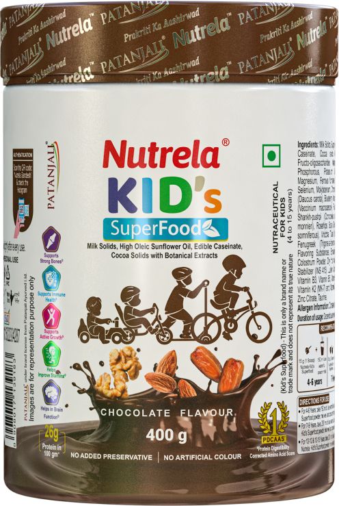 patanjali Nutrela Kid's SuperFood Nutrition Drink Protein Shake-picture-10