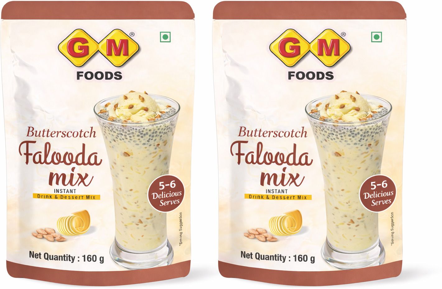 gm foods Butterscotch Falooda Mix- 160g_2 |Instant Drink & Dessert Mix-picture-14