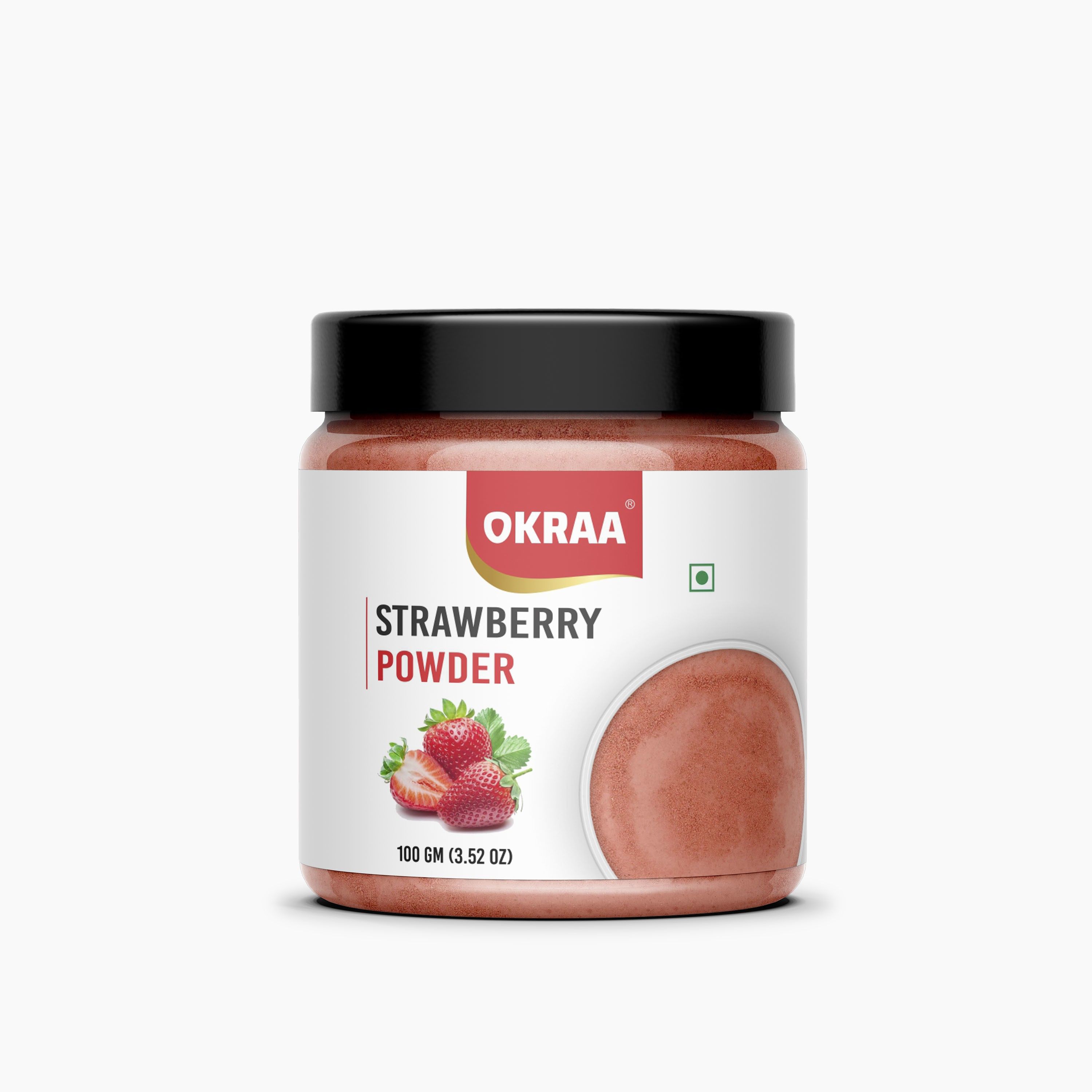 okraa Strawberry Powder / Strawberry Fruit Powder (Spry Dried) - 100 GM-picture-16