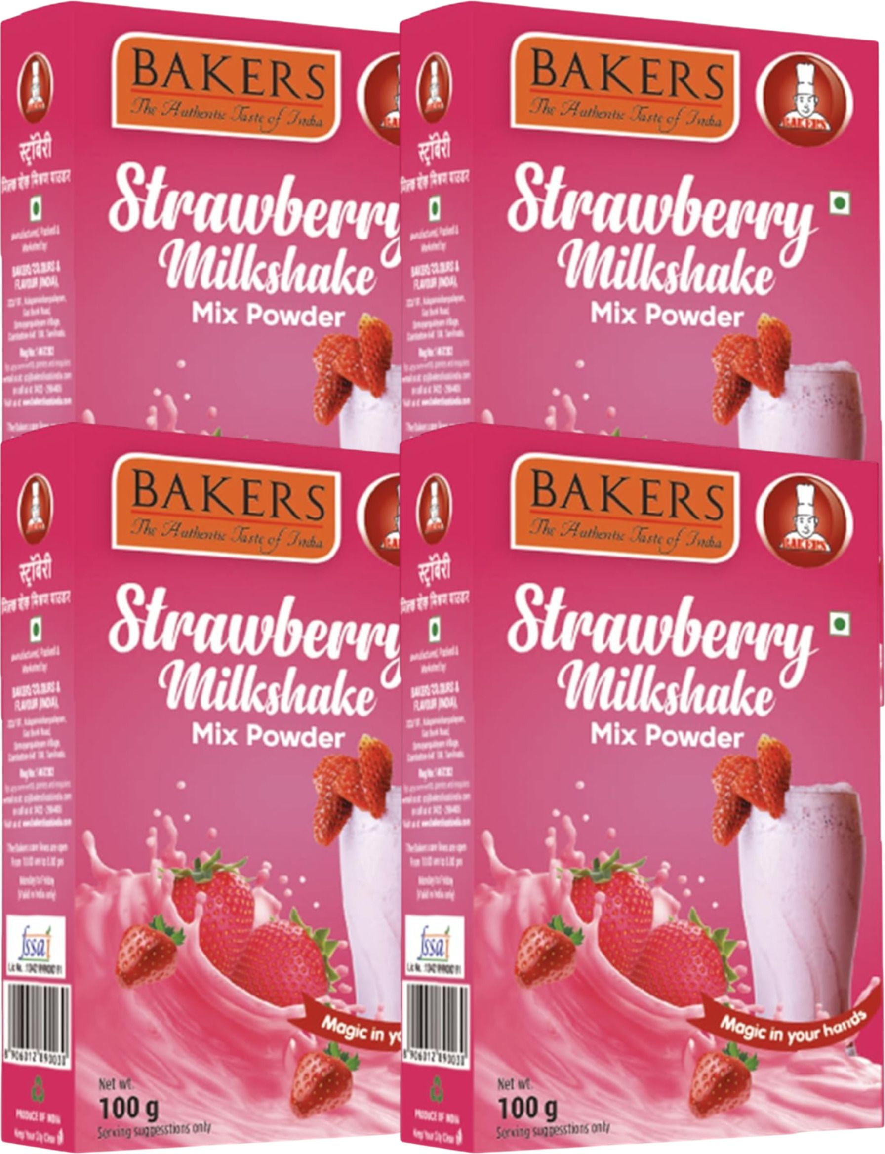 Milk Shake Mix | Strawberry Flavour | Instant Drink Mix| Smooth as Silk-image-44