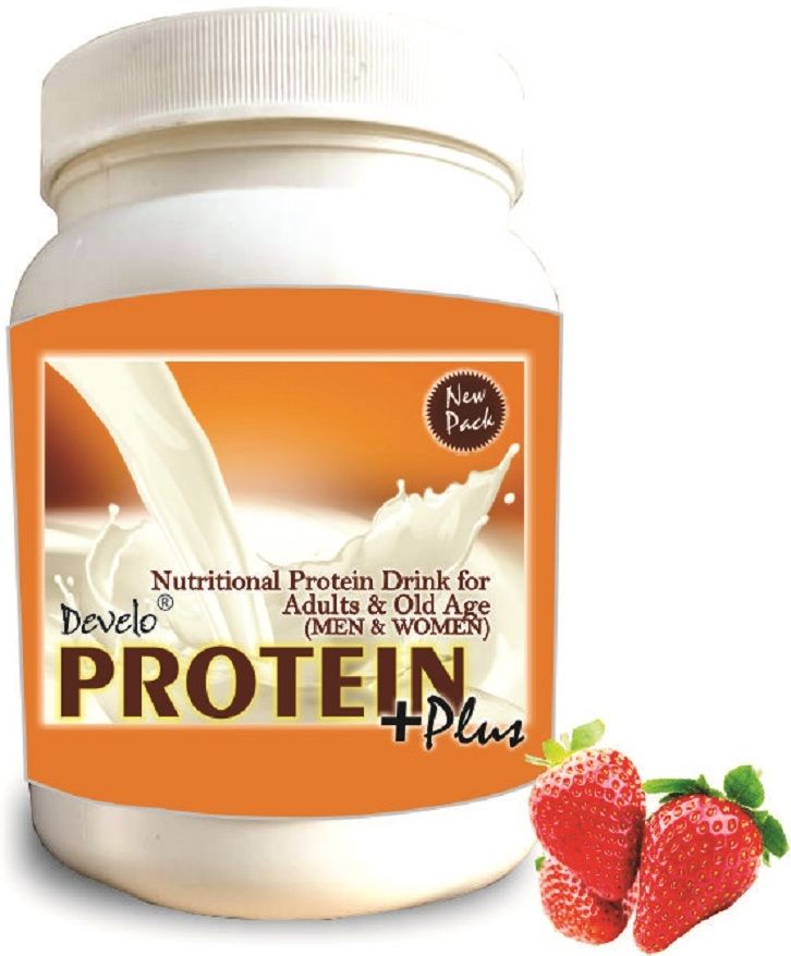 develo Health Drink for Adults, Men & Women, Protein Plus - Strawberry-picture-39