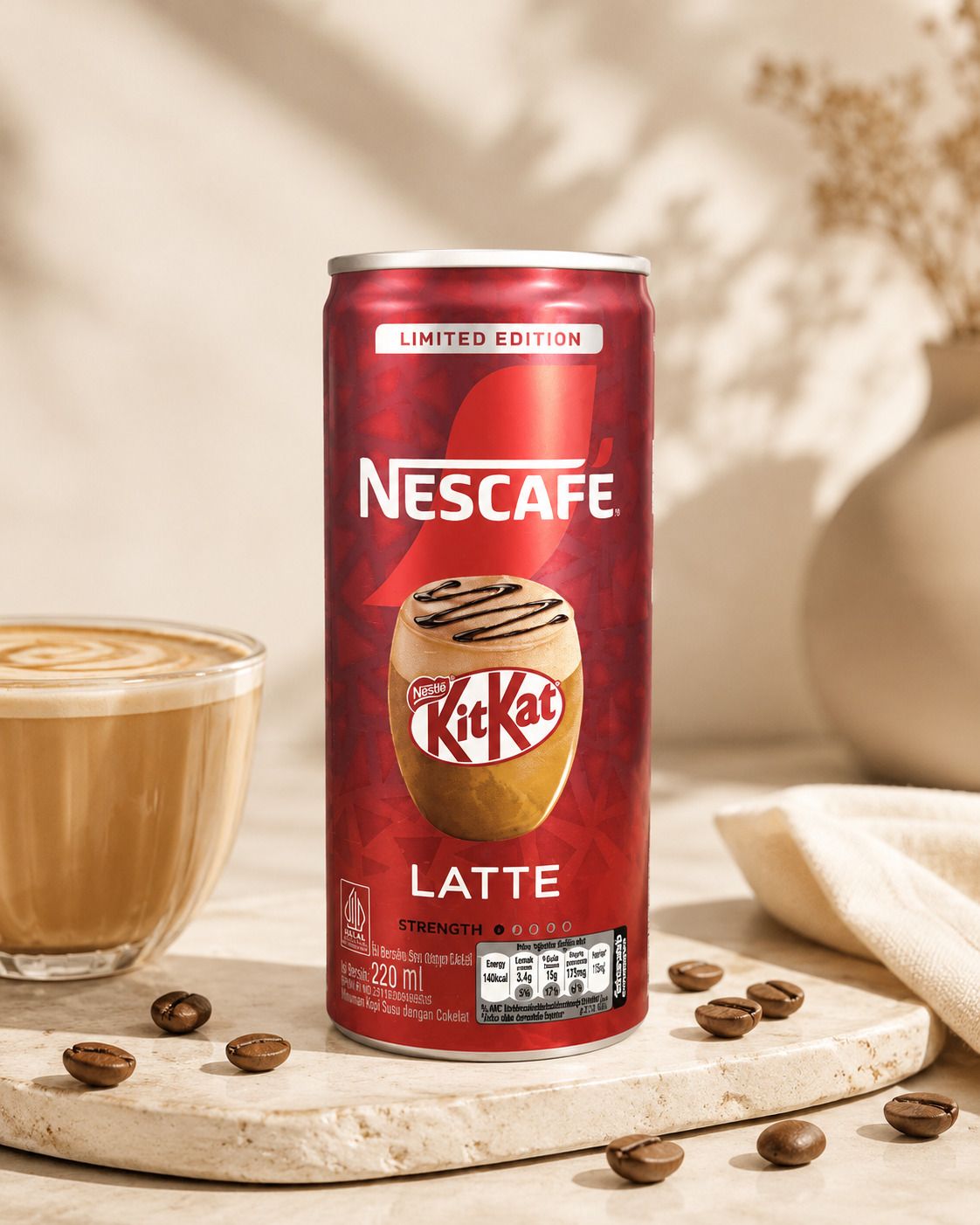 Kitkat Imported Chocolate Wafer Latte Coffee Limited Edition Ready-to-Drink Can-image-40