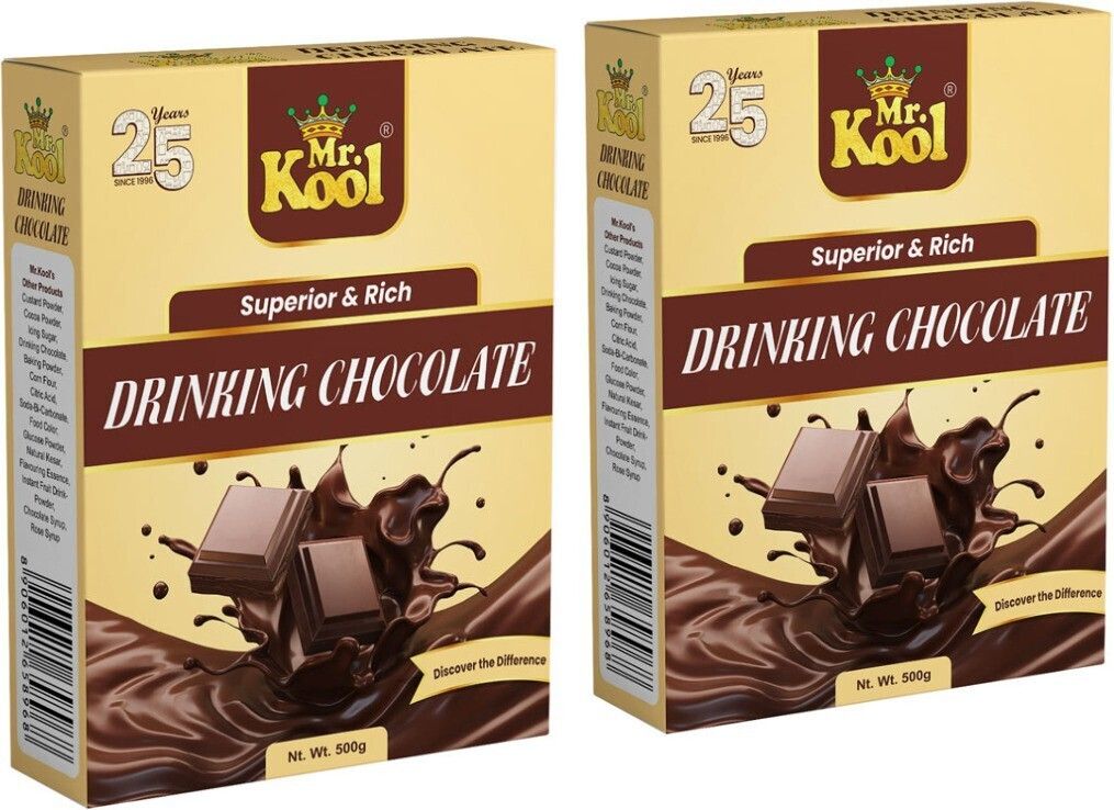 mr.kool Drinking Chocolate Powder 500gm.Pack Of 2 Combo.-picture-36