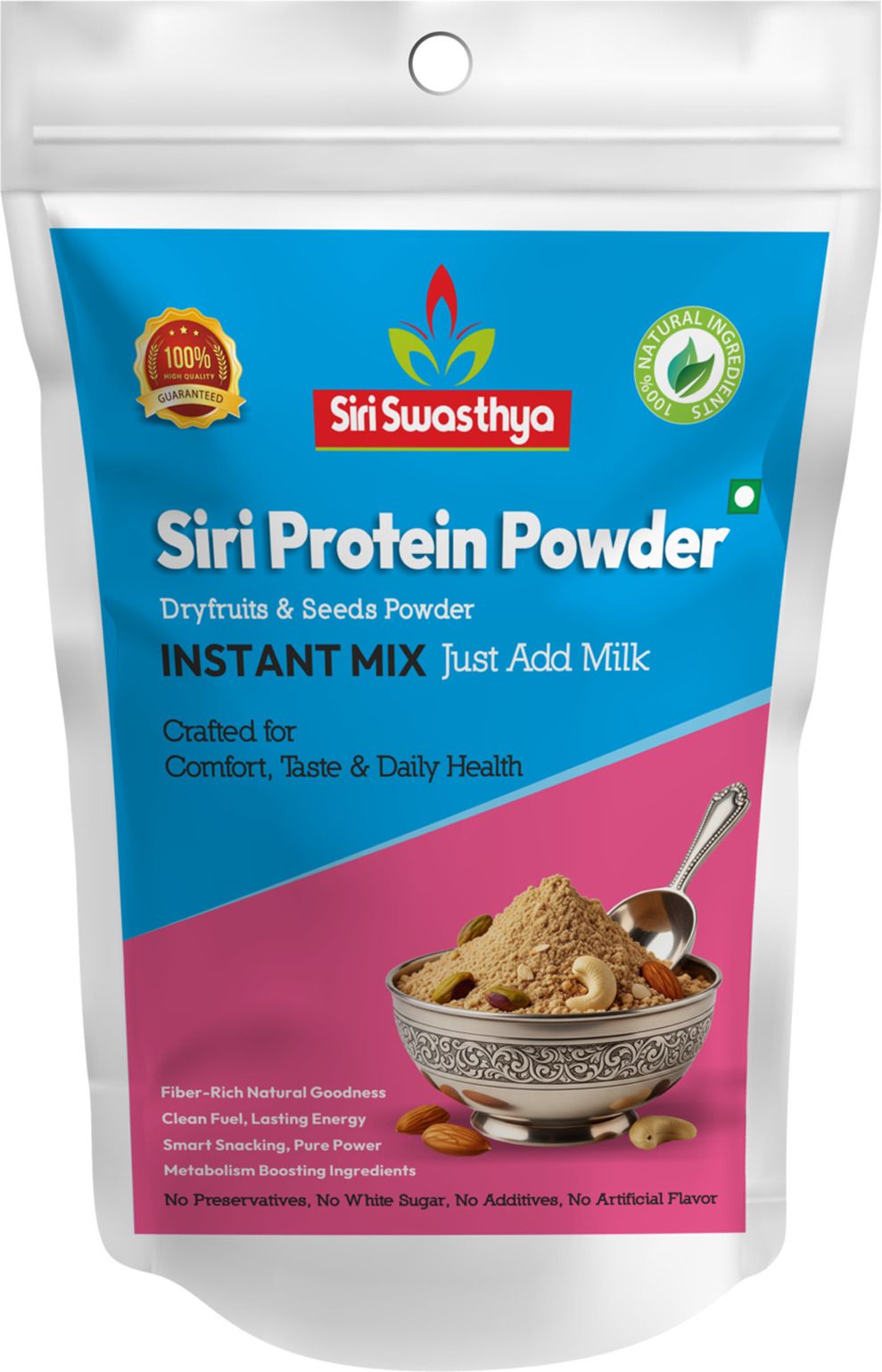 siriswasthya SIRI PROTEIN POWDER DRYFRUITS AND SEEDS MILK MIX POWDER-picture-45
